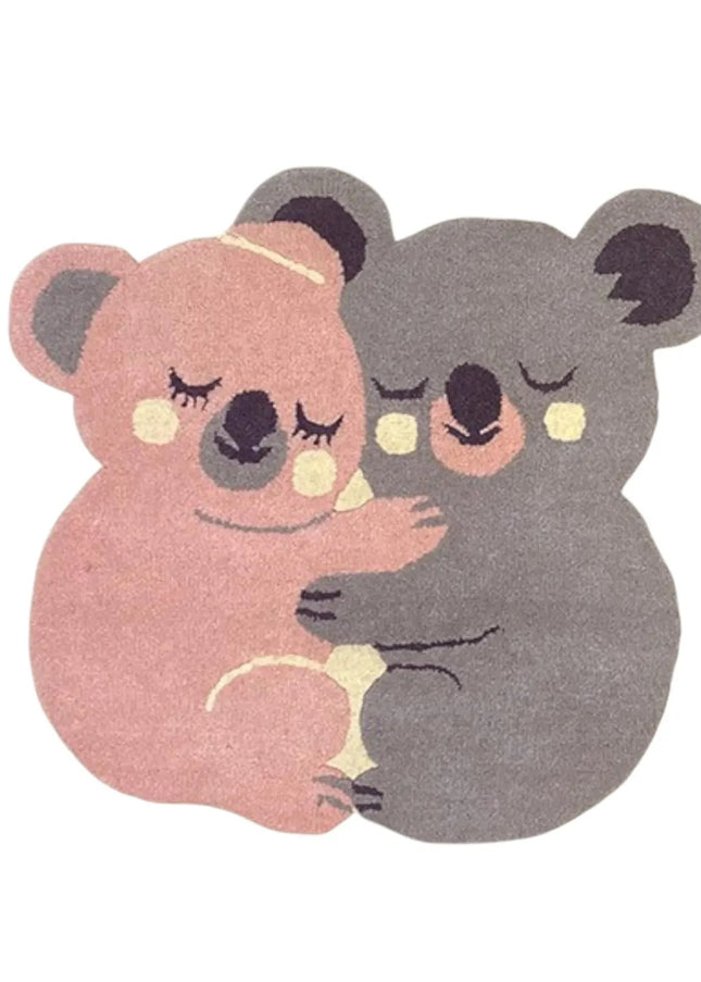 Hand Tufted Wool Animal Rug for Kids Nursery Playroom Carpet