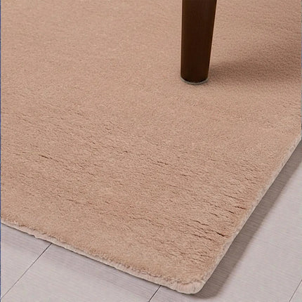 Hand Tufted Dusty Rose Wool Rug, Modern Carpet for Contemporary Spaces