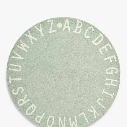Alphabet Nursery Rug: Hand-Tufted Wool ABC Playmat