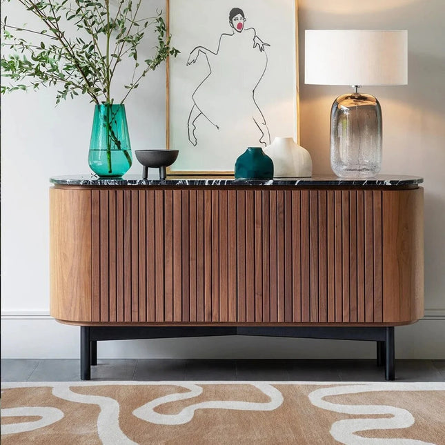 Hand Tufted Wool Rug: Abstract Light Brown Modern Carpet