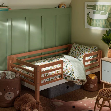 Hand-Tufted Brown Bear Wool Rug: Kids Room Decor