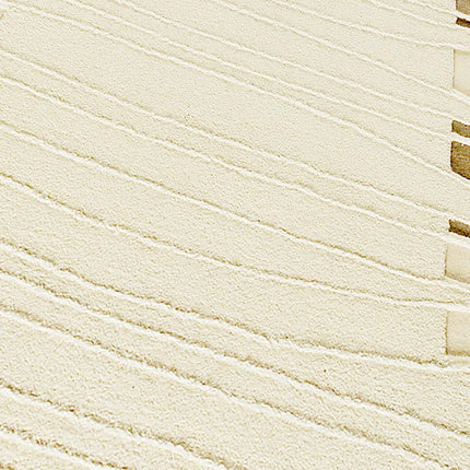 Hand Tufted Wool Area Rug: Modern Beige & Orange Design