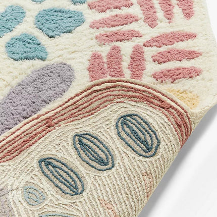 Hand-Tufted Wool Butterfly Rug: Kids Playroom Decor