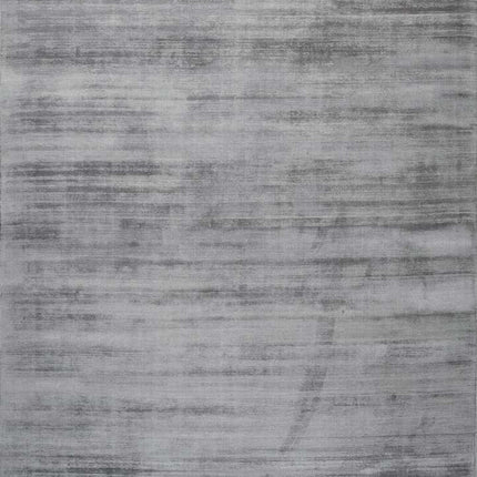 Hand Loomed Viscose Silk Rug: Faded Texture, Custom Color & Size