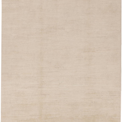 Hand Knotted Wool Gabbeh Rug: Minimalist Persian Style