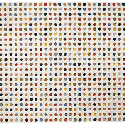 Hand Tufted Wool Polka Dot Rug: Multicolor Boho Decor