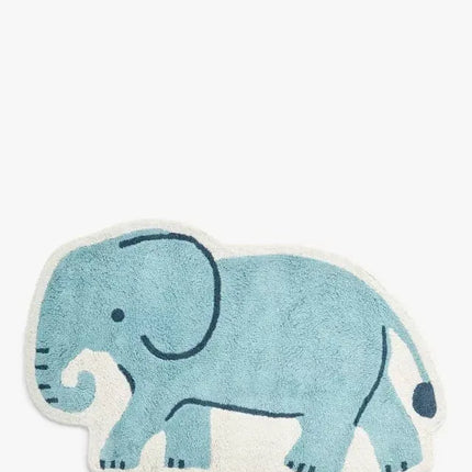 Safari Elephant Hand Tufted Wool Rug