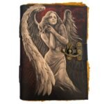 Handmade Fairy Angel Leather journal, Antique Printed Handmade Daily Planner Blank Sketchbook For Men & Women Best Gift