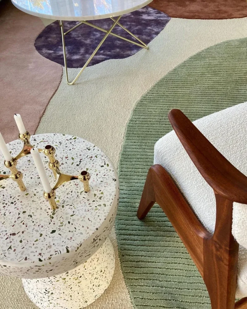 Geometrical Hand Tufted Wool Rug