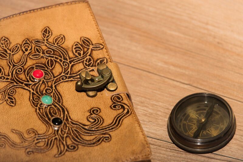 Celtic Grimoire Tree Of Life Leather Journal - Image 7