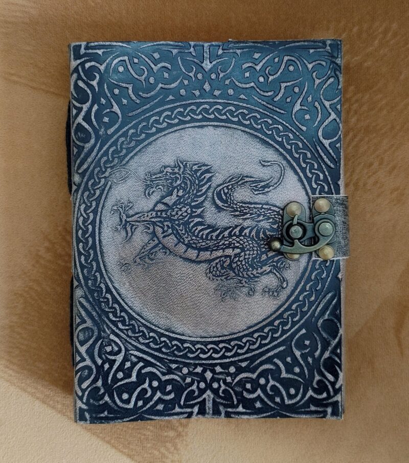 Dragon Embossed Leather Journal - Image 4