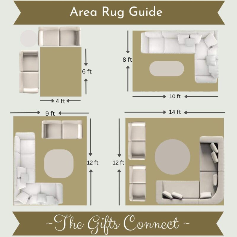 Gray Color Soft Wool Rug For Living Room Decor - Image 8
