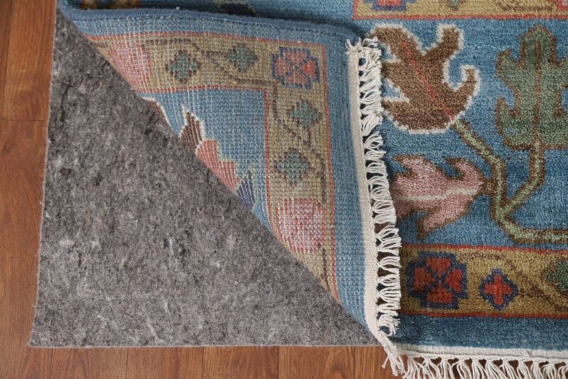 Handmade Modern Oushak Carpet for Living Room - Image 8