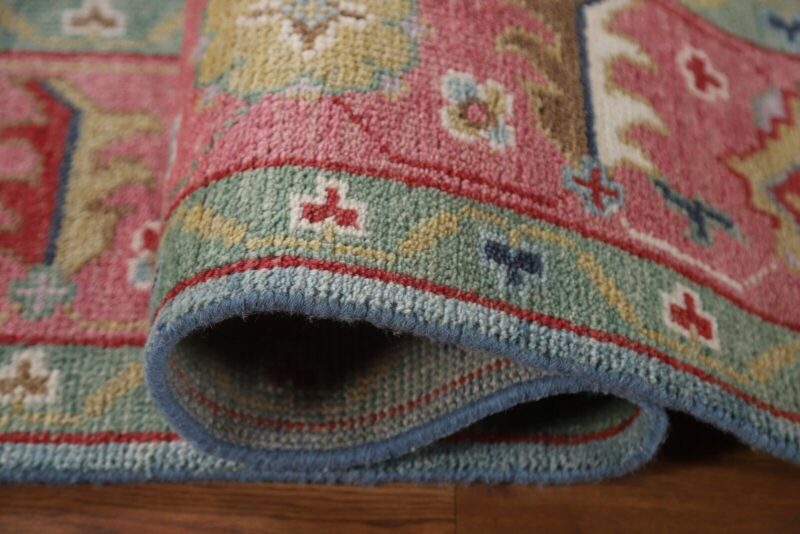 Handmade Turkish Oushak Carpet for Living Room - Image 8