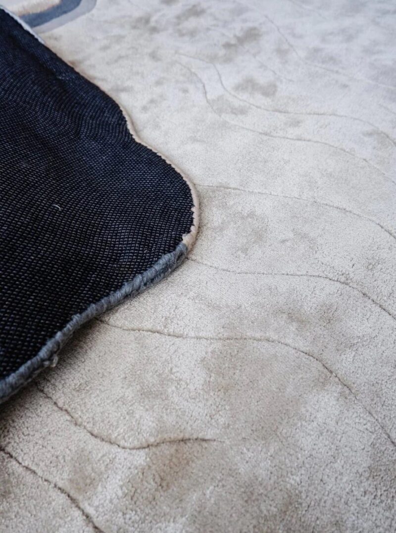 Modern Pattern Soft Wool Area Rug for Living Room - Image 6