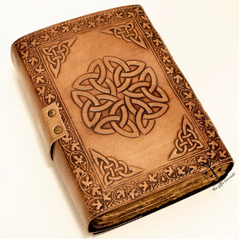 Ouija Planchette Day Of The Dead Embossed Leather Notebook - Image 7