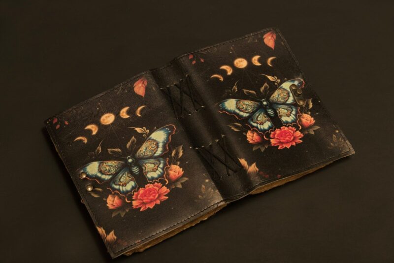 Butterfly Printed Handmade Journal - Image 8
