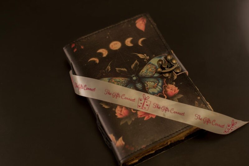 Butterfly Printed Handmade Journal - Image 4