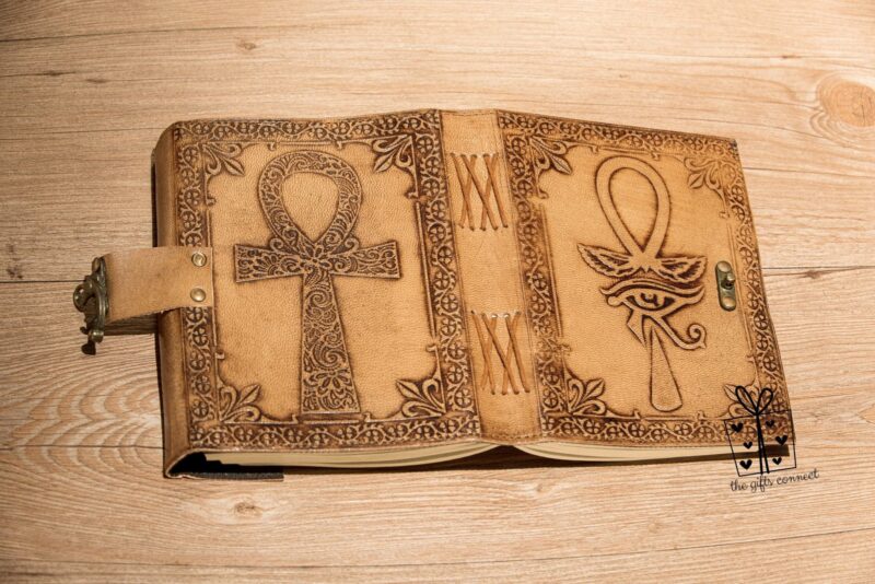 Evil Eye Book of Shadows Grimoire Leather Notebook - Image 7