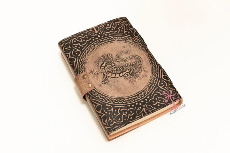 Dragon Embossed Leather Journal - Image 7