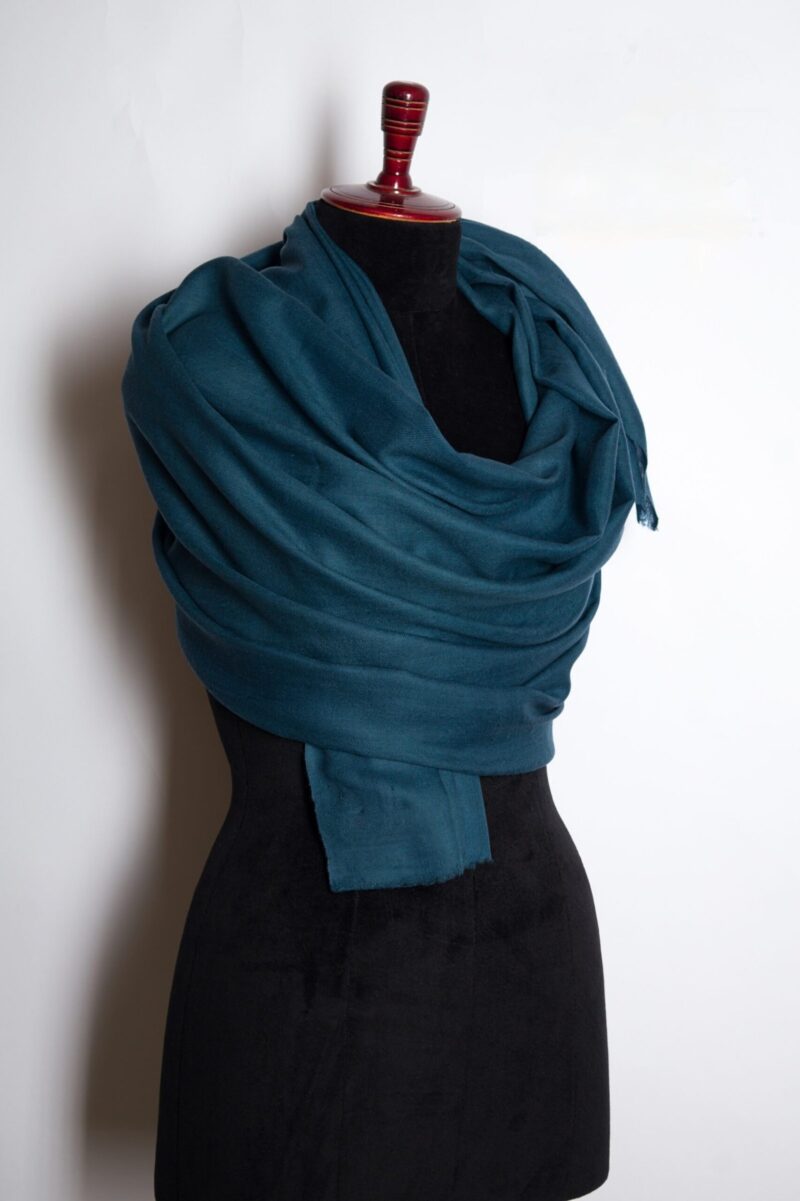 Natural Plain Featherlight Handwoven Himalayan Cashmere Shawl, Super Soft Light Weave Cashmere Scarf, Soft Pashmina Shawls By TheGiftsConnect - Image 11