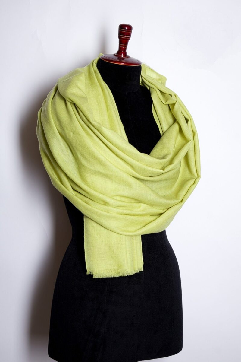 Natural Plain Featherlight Handwoven Himalayan Cashmere Shawl, Super Soft Light Weave Cashmere Scarf, Soft Pashmina Shawls By TheGiftsConnect - Image 8