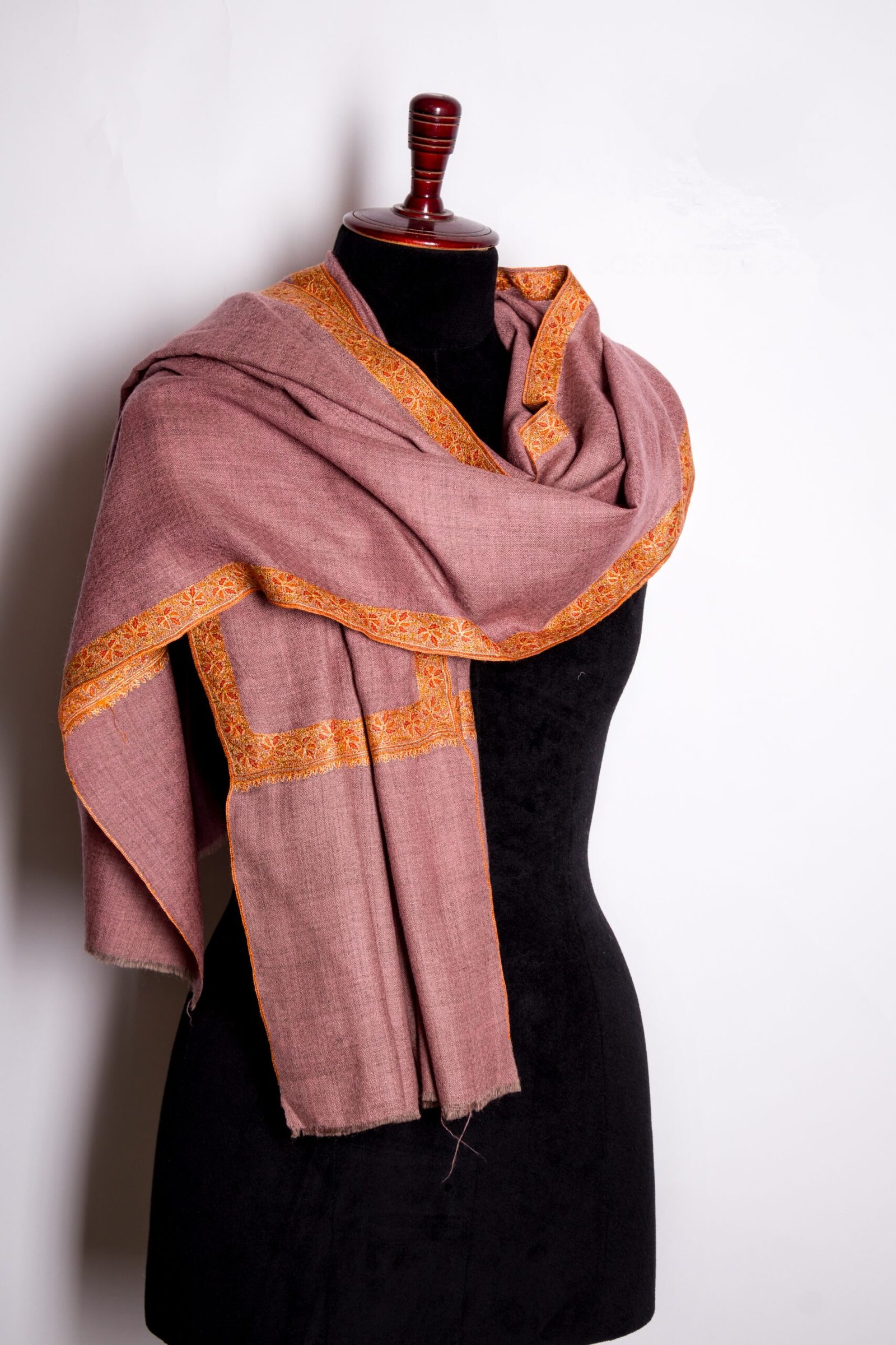 Hand Embroidered Soft Cashmere Shawl, Handwoven By 100% Himalayan Cashmere Pashmina Shawl By TheGiftsConnect - Image 12