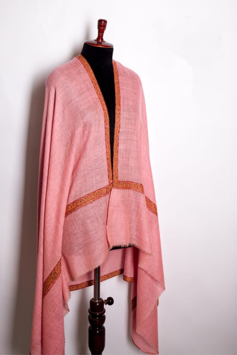Hand Embroidered Soft Cashmere Shawl, Handwoven By 100% Himalayan Cashmere Pashmina Shawl By TheGiftsConnect - Image 9
