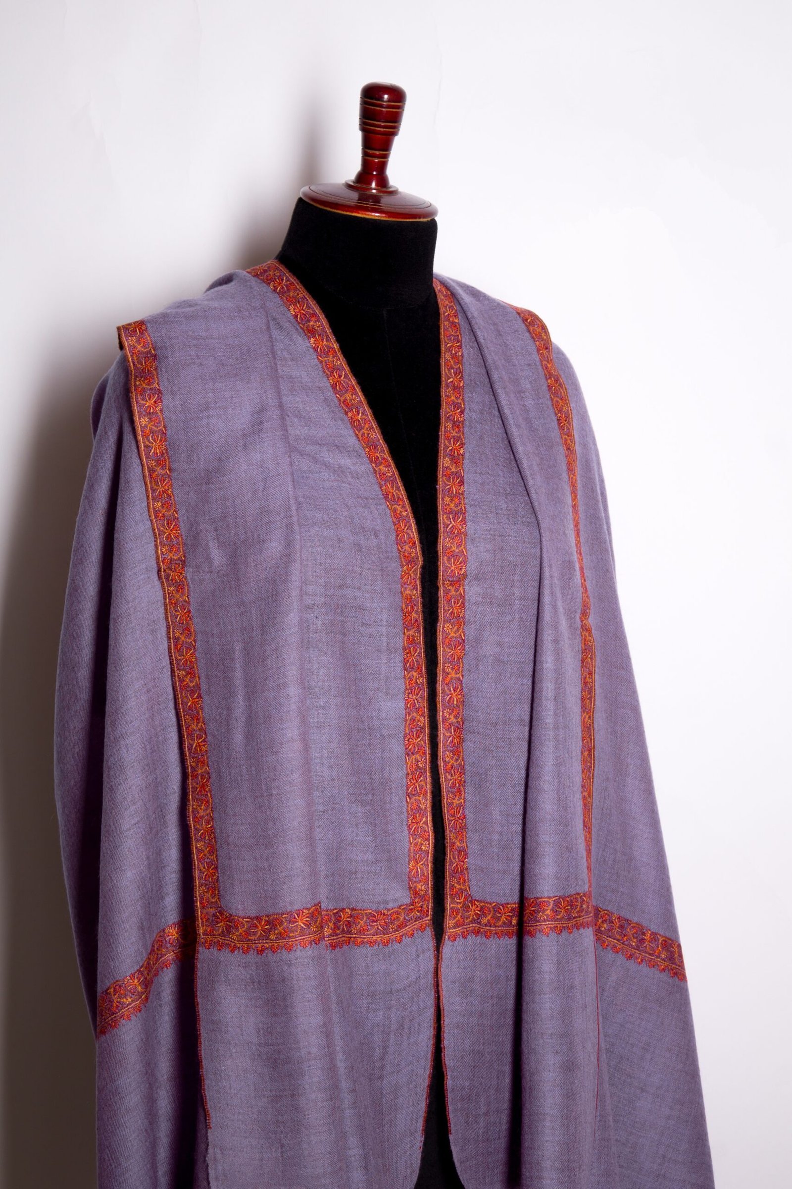 Hand Embroidered Soft Cashmere Shawl, Handwoven By 100% Himalayan Cashmere Pashmina Shawl By TheGiftsConnect - Image 7