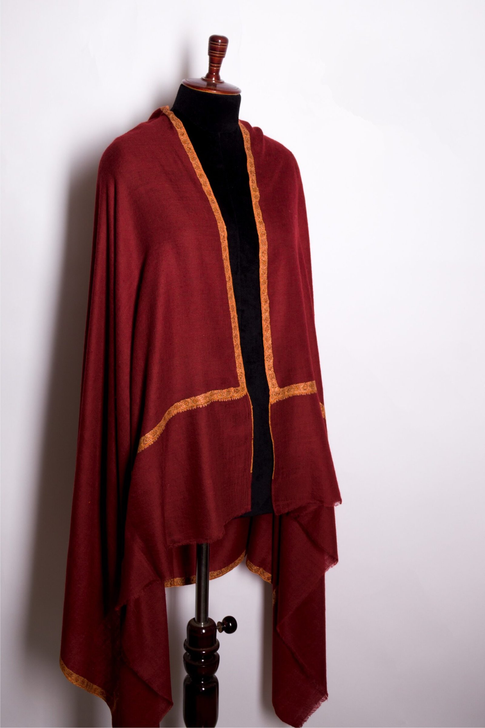 Hand Embroidered Soft Cashmere Shawl, Handwoven By 100% Himalayan Cashmere Pashmina Shawl By TheGiftsConnect - Image 5