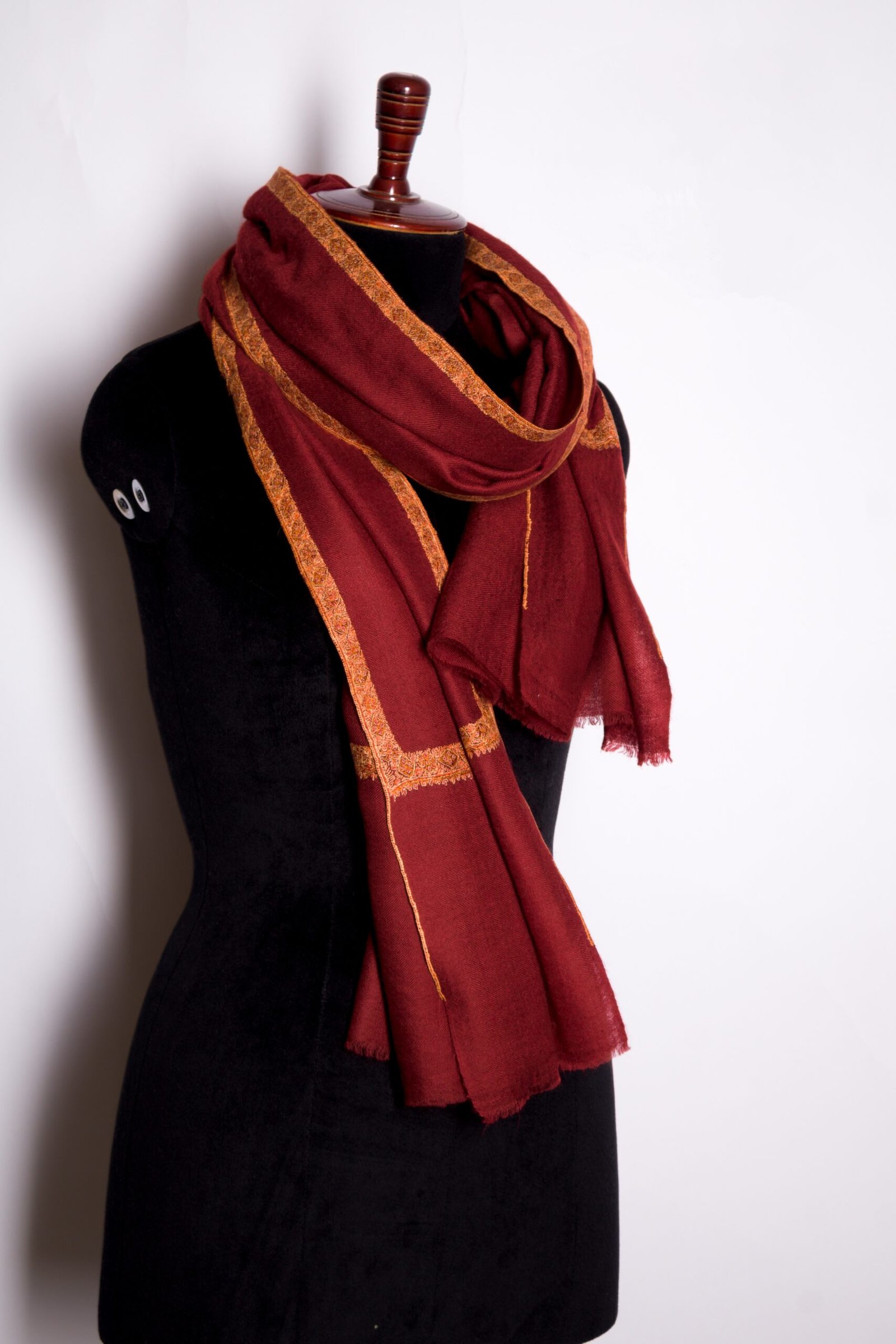 Hand Embroidered Soft Cashmere Shawl, Handwoven By 100% Himalayan Cashmere Pashmina Shawl By TheGiftsConnect - Image 4