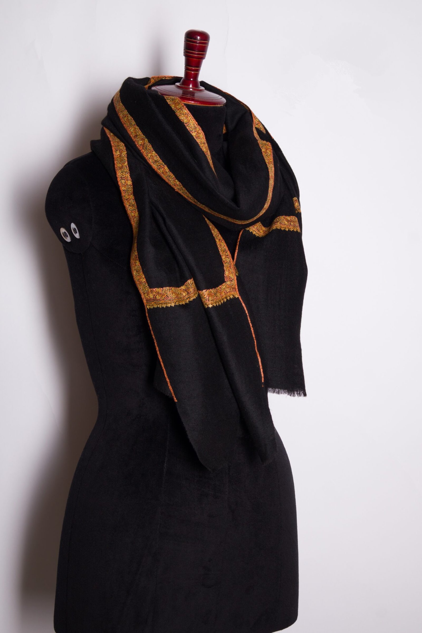 Hand Embroidered Soft Cashmere Shawl, Handwoven By 100% Himalayan Cashmere Pashmina Shawl By TheGiftsConnect - Image 2