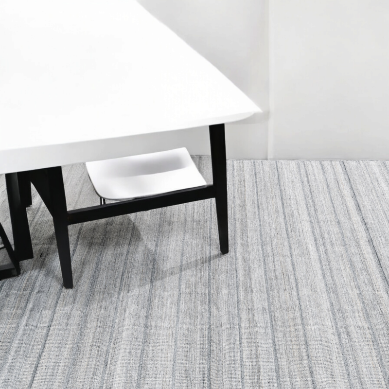 Hand Woven PET Yarn Rug, Ultrafiber Woven Soft Rugs For Living Room Decor, Modern Area Rugs By TheGiftsConnect - Image 3