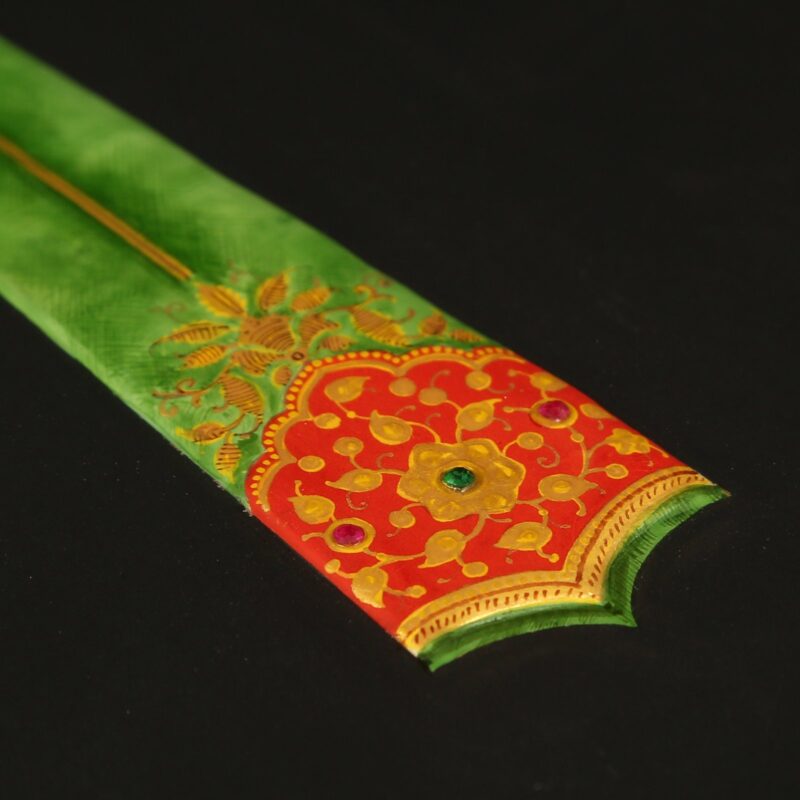 Handmade painting of Royal Indian Dagger of Mughals - Image 7