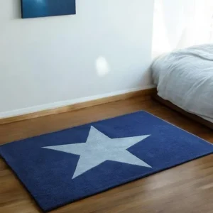 Nonslip Star Pattern Playmat Kids Room Decor Rug