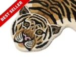Tiger Shape Hand tufted Carpet