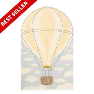 Hot Air Balloon Hand Tufted Wool Rug