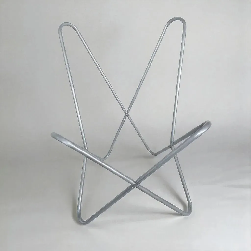 Soft Tan Leather Butterfly Chair Handmade Recliner for Living Room - Image 12