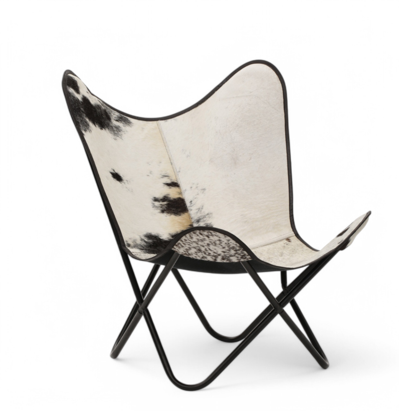 Hairon Leather Butterfly Chair | Handmade Luxury Recliner for Your Living Space - Image 7