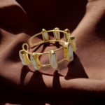 Radiant Baroque Pearl Brass Handcuff