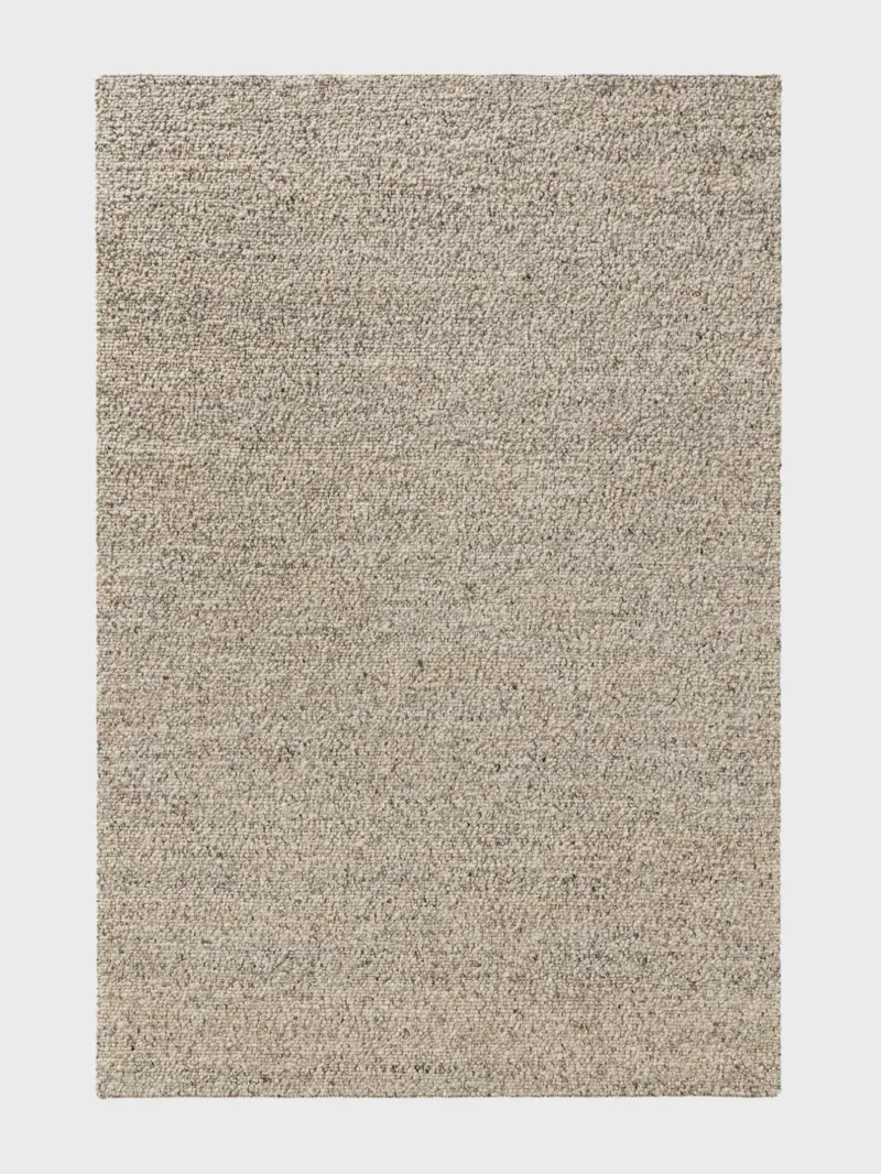 Handwoven Pebble Loop Wool Rug | Felted Wool Chunky Textured Bouclé Area Rug | Living Room & Bedroom Rug | Scandinavian Style Décor - Image 9