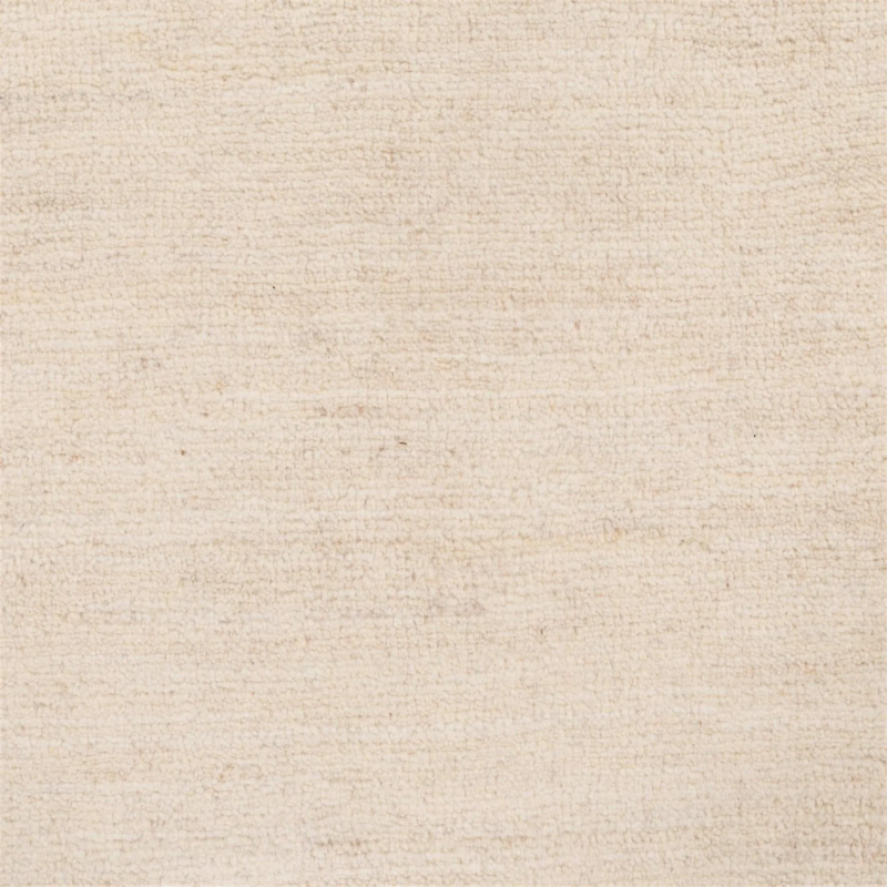 Hand Knotted Solid Gabbeh Rug, Contemporary Persian Style Hand Spun Wool Carpet in Neutral Tone | Minimalist Modern Area Rug For Living Room - Image 8