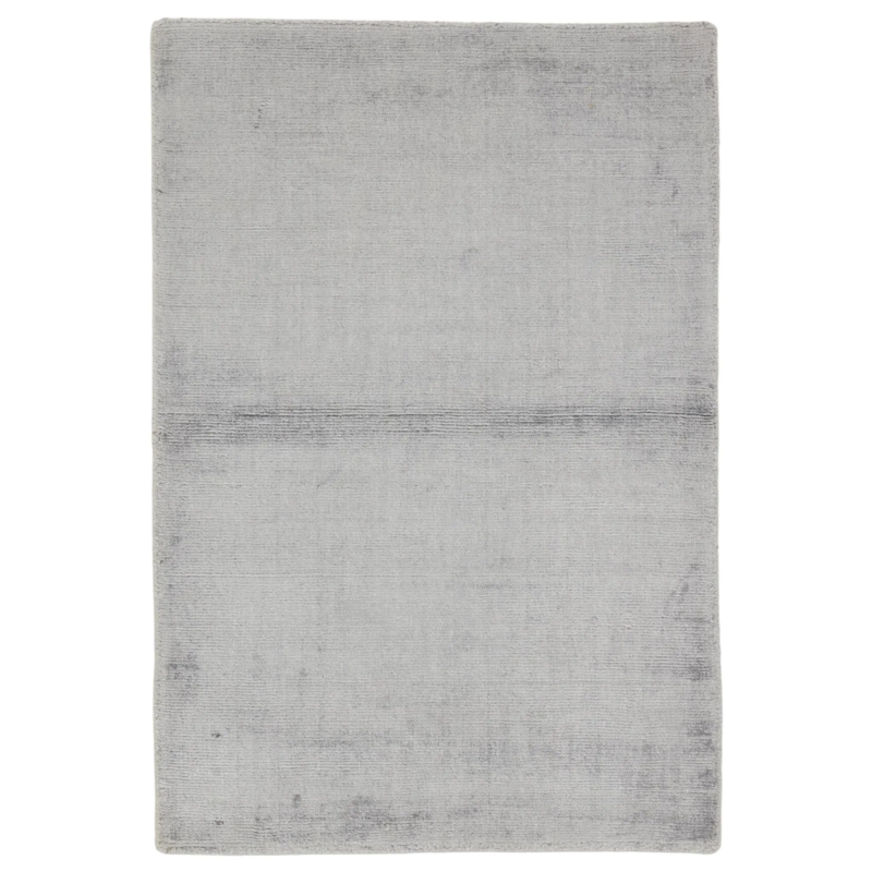 Hand Knotted Solid Gabbeh Rug, Contemporary Persian Style Hand Spun Wool Carpet in Neutral Tone | Minimalist Modern Area Rug For Living Room - Image 7