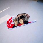 Itachi Uchiha Swoosh Handmade Tufted Rug – Anime Ninja Cloud Design Carpet